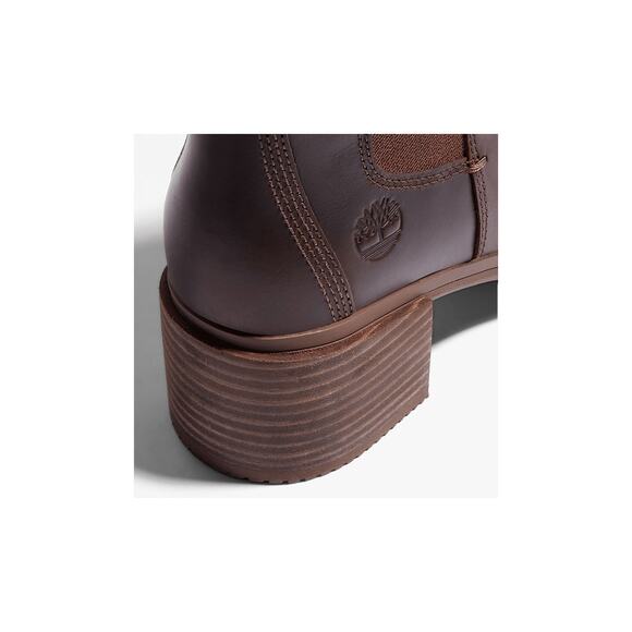 Timberland Women's Dalston Vibe Mid Chelsea Chestnut Boots Size: 8.5 - Picture 9 of 9